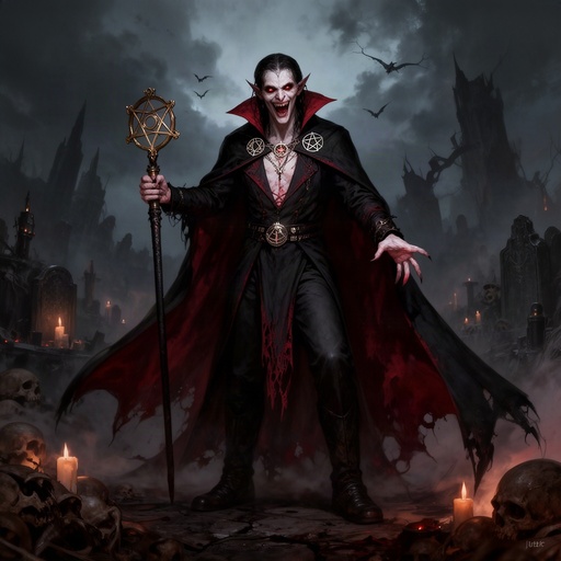 An occultist vampire