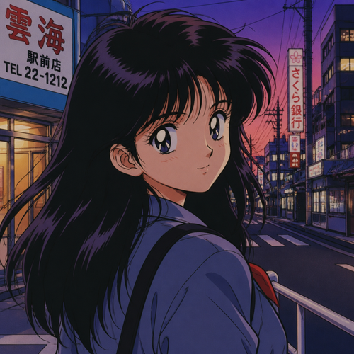 Anime girl 90s anime 