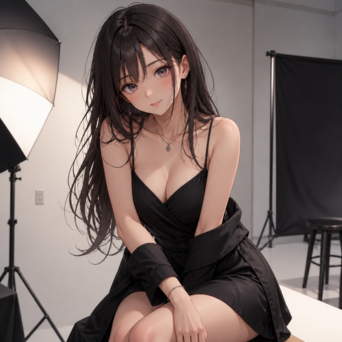 Anime girl photoshoot 