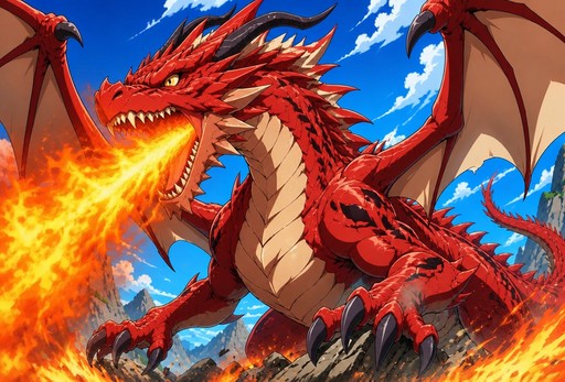 make the dragon breathe fire