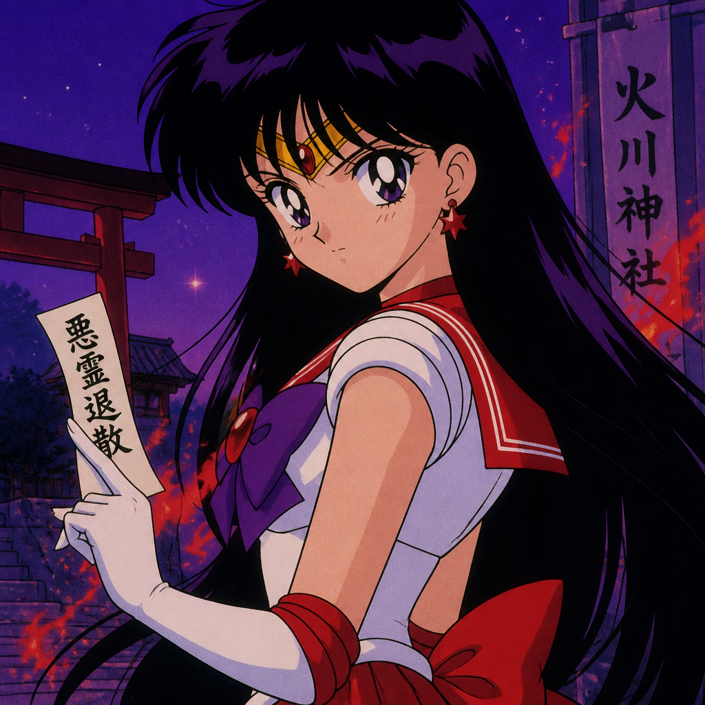 Sailor mars 90s anime
