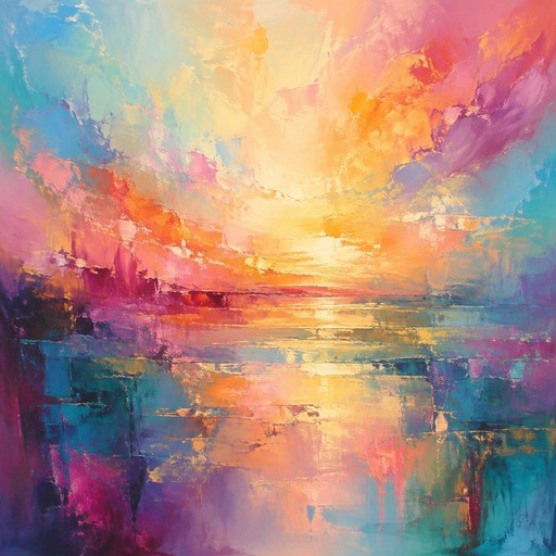 Euphoric Afterglow abstract painting