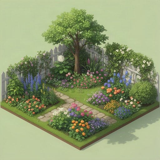A garden