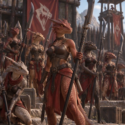 all female glaive kobolds
