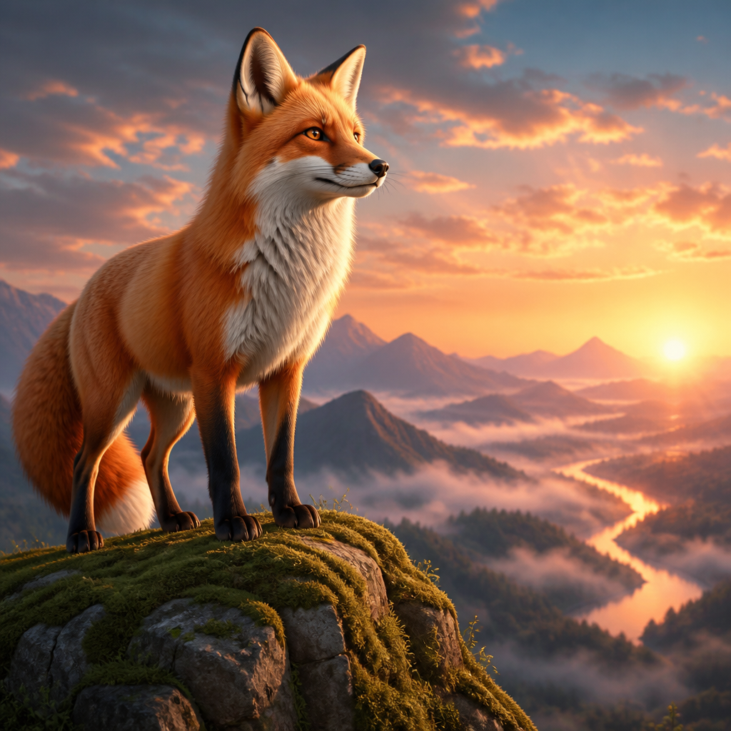 3D Render AI art style example