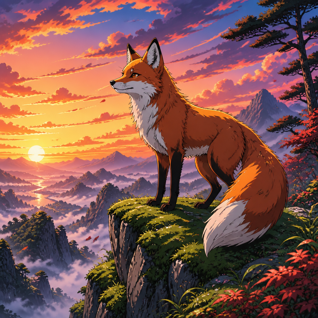 Anime AI art style example