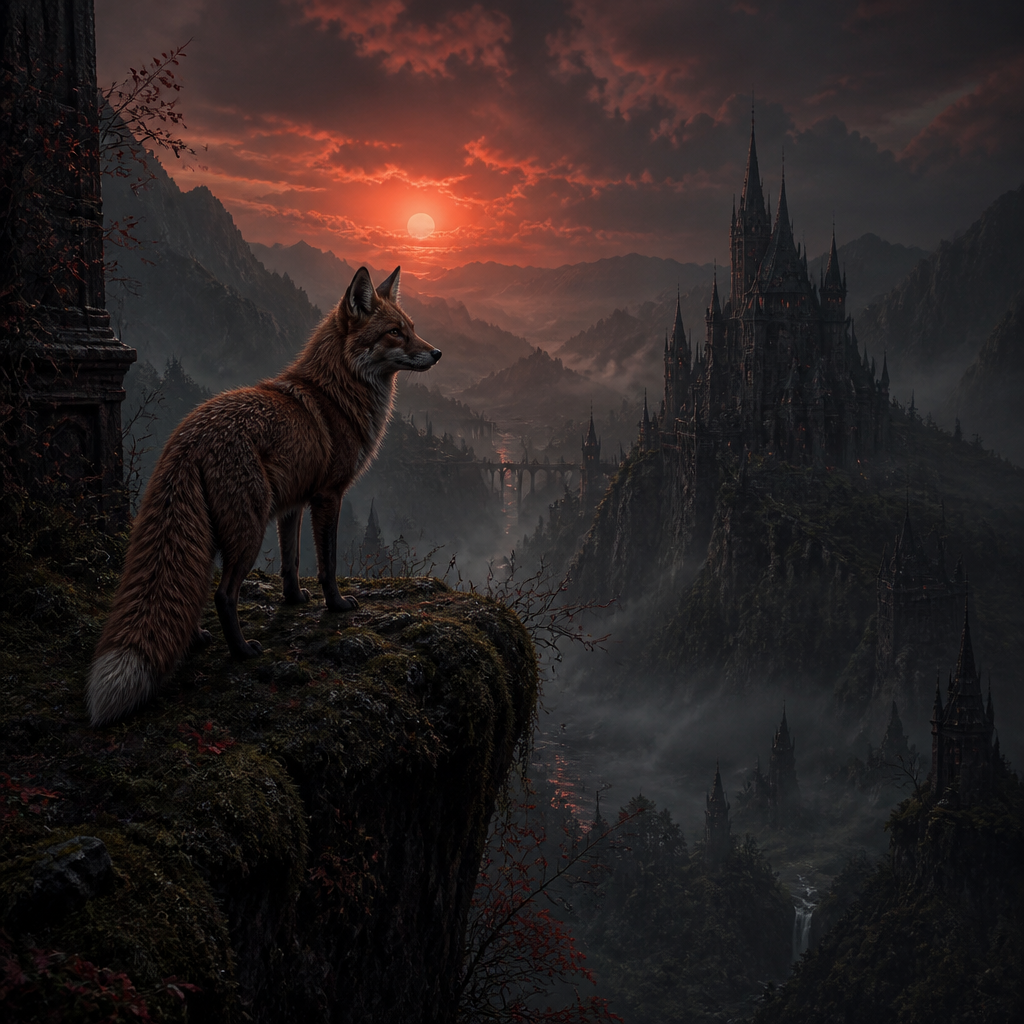 Dark Fantasy AI art style example
