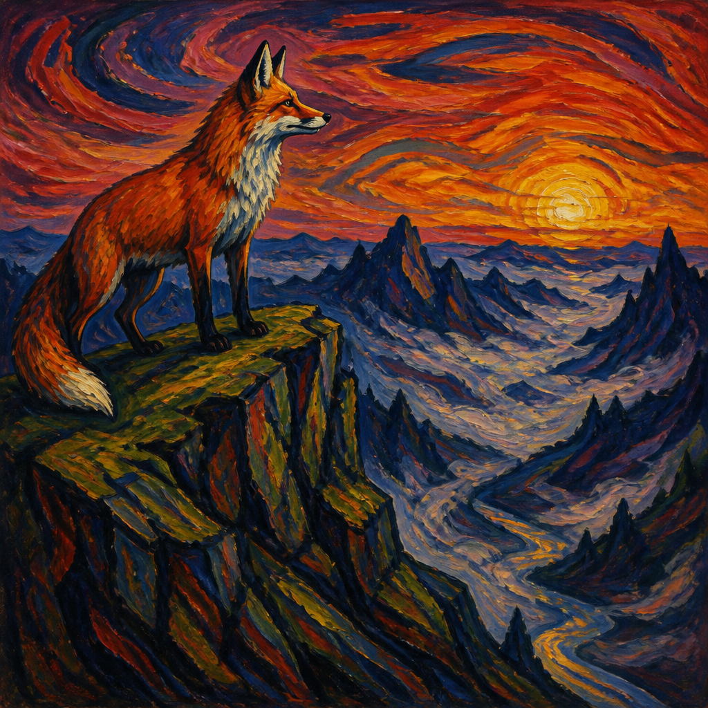 Expressionism AI art style example