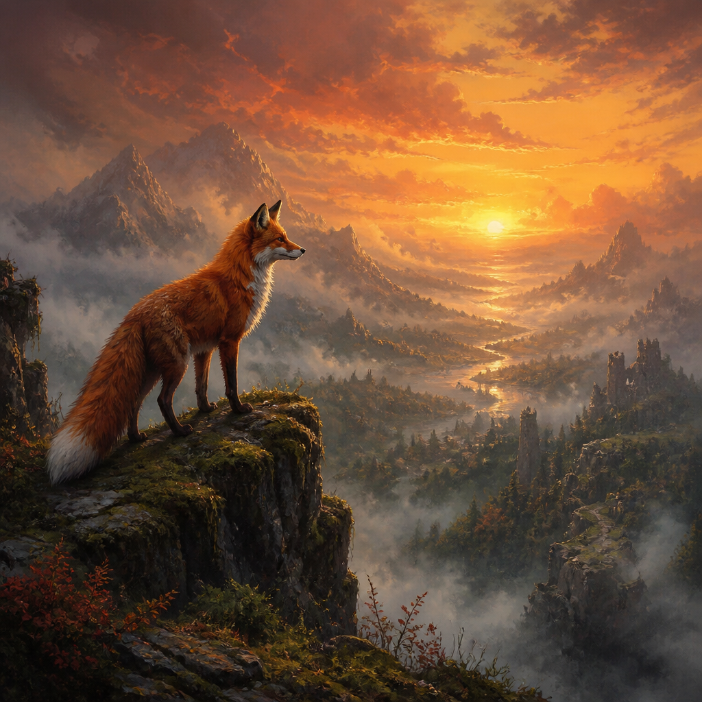 Fantasy Art AI art style example