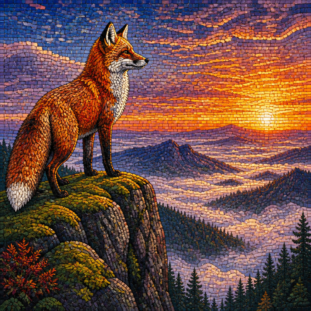 Mosaic AI art style example