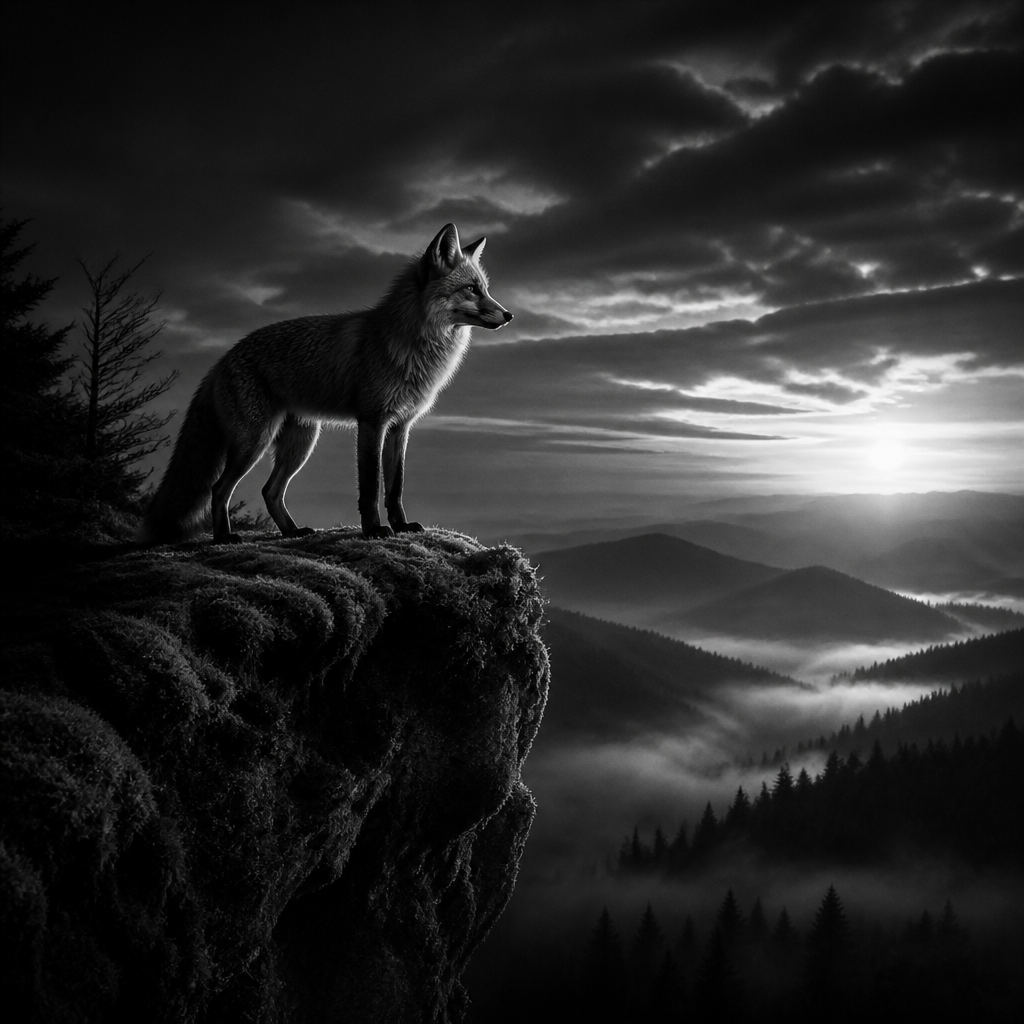 Noir AI art style example