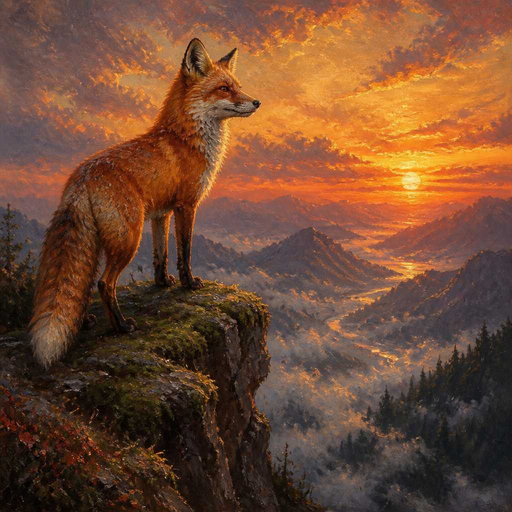 Oil Painting AI art style example