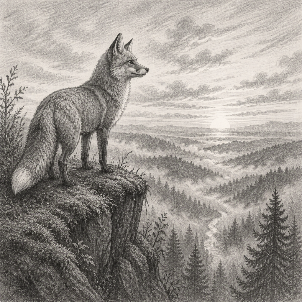 Pencil Sketch AI art style example