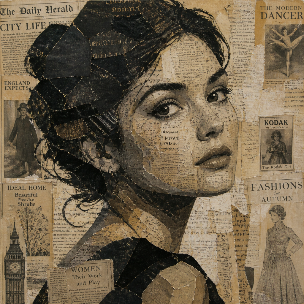 Collage AI art example