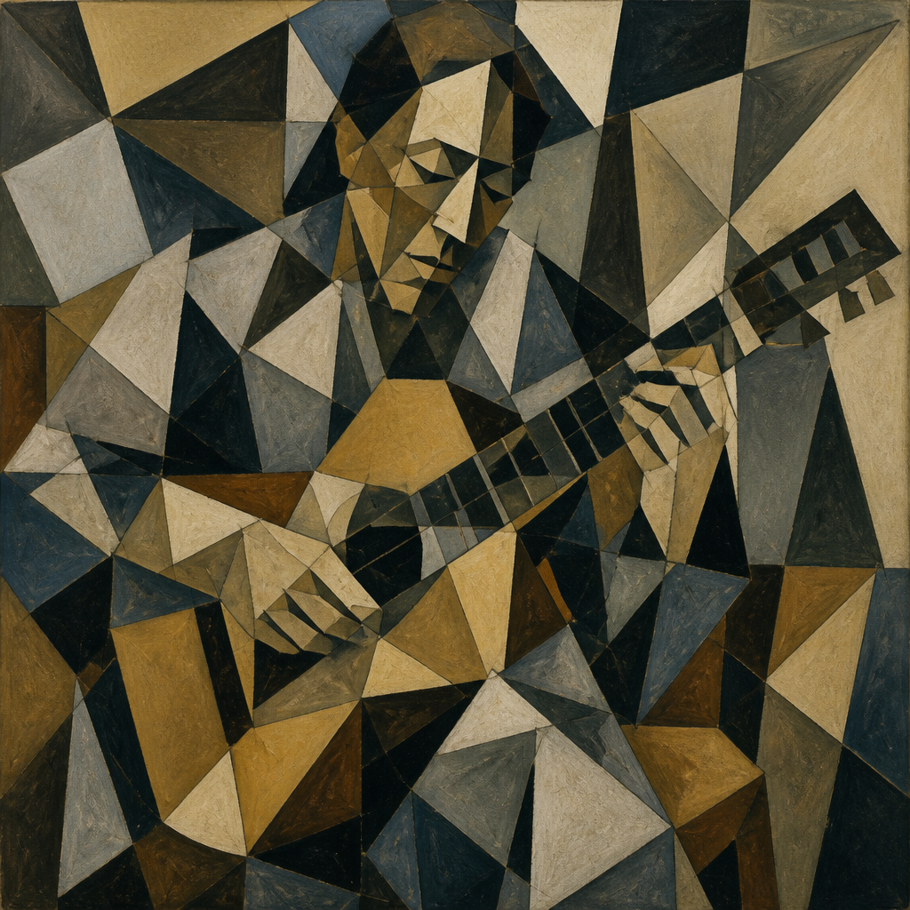 Cubism style AI art example