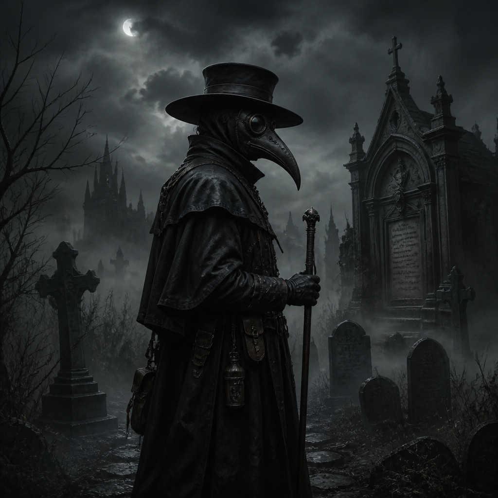 Dark Fantasy style AI art example