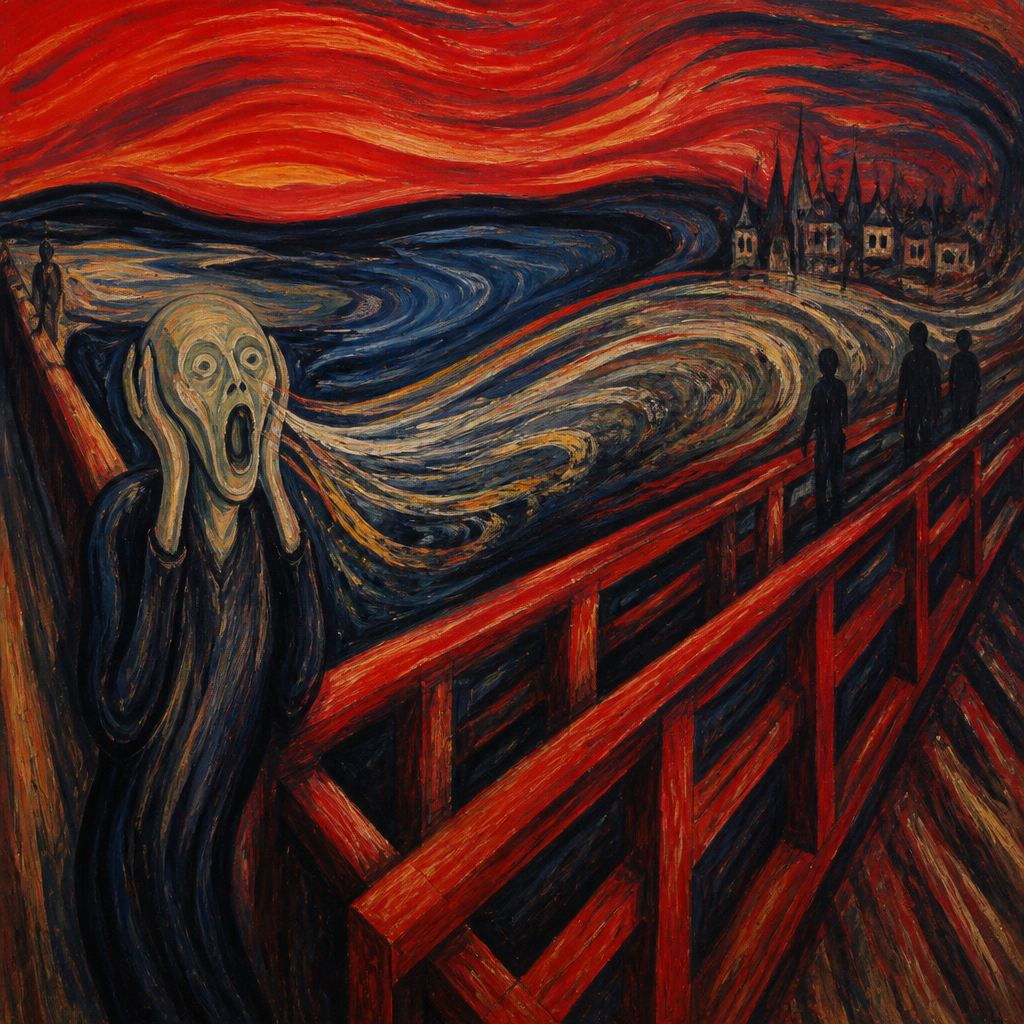 Expressionism style AI art example
