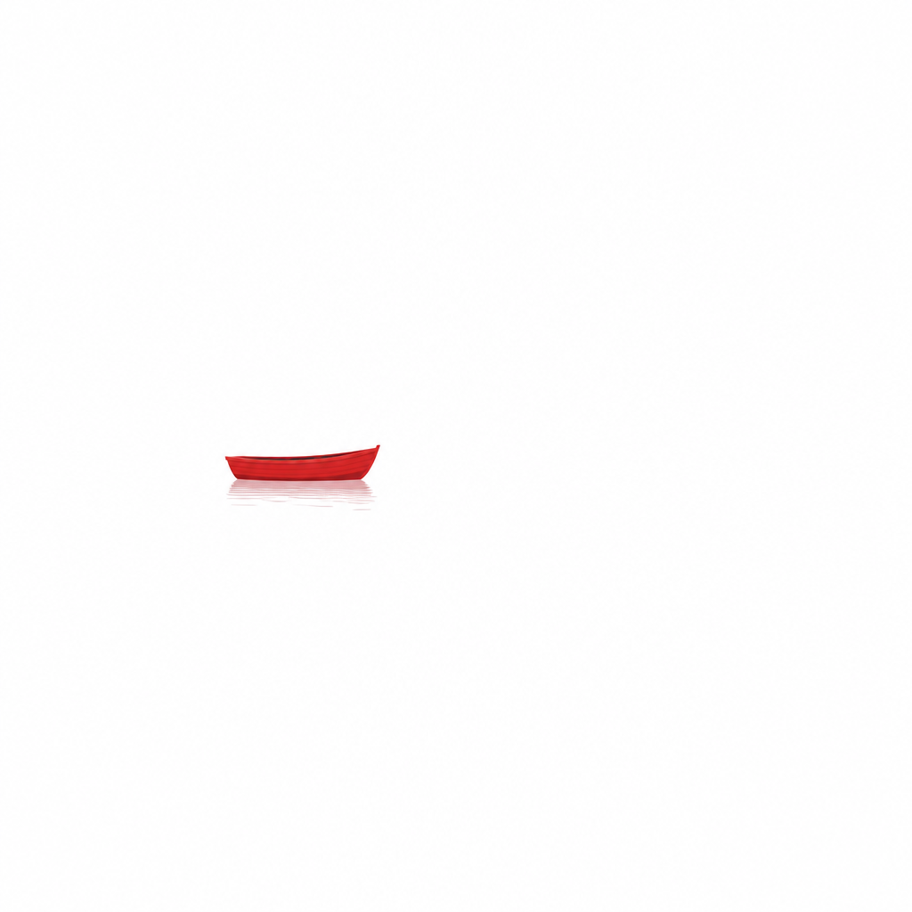 Minimalist style AI art example